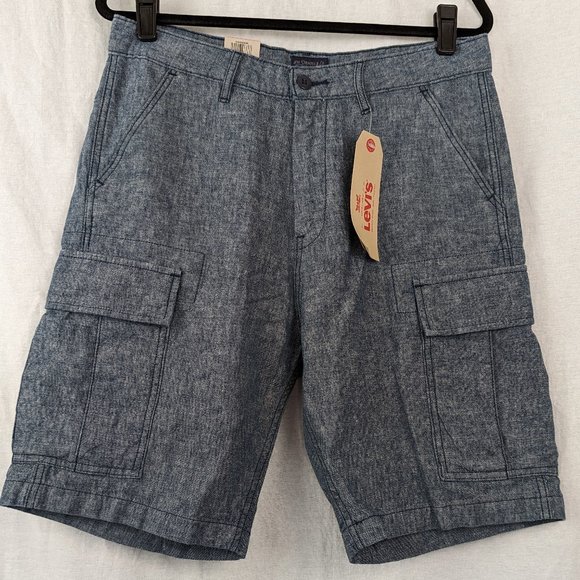 Levis Carrier Cargo Blue Shorts Waist 31 - Picture 3 of 16